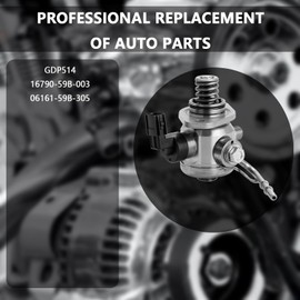 GAZTUO 16790-59B-003 High Pressure Fuel Pump Compatible with Honda Civic 2016-2021 1.5L L4 For # GDP514 06161-59B-305