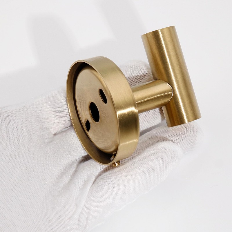 Hand Towel Holder Wall Mounted - Gold Towel Rail +