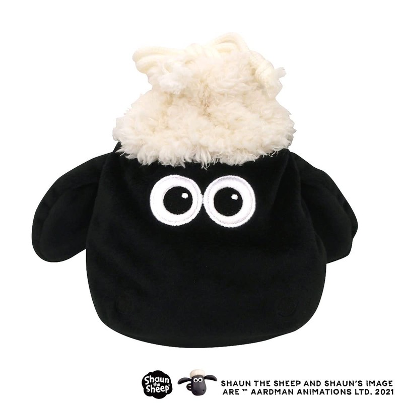NICI 3090938 Shaun the Sheep Figure Face Pouch, Goods, Anime,
