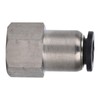Female Straight Pneumatic Connecter Straight Pneumatic Quick Fitting Air Line