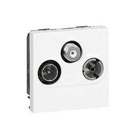 Legrand 078786 MSC TV/R/SAT Socket 2M WS