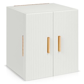 Dajasan Large Jewelry Box for Women, Jewelry Holder Organizer Box with 3 Drawers, 4-Tier Jewelry Storage Organizer with Mirror for Necklace Ring Bracelet Watch, Gift Idea (White)