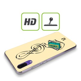 Head Case Designs Cassette G-Clef Art Soft Gel Case Compatible With Honor 6C Pro / V9 Play