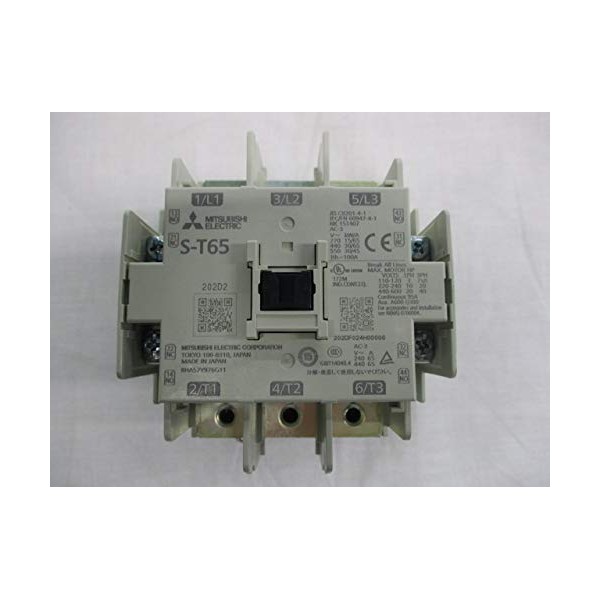 Mitsubishi Electric MS-T Series S-T65 AC 200V 2a2b Non-reversible Electromagnetic Contacts, AC Operation