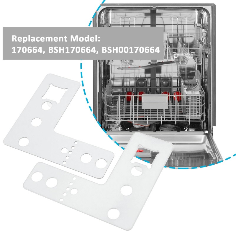 Briny River 2pcs Dishwasher Mounting Bracket 00170664 Compatible with Bosch