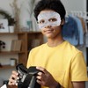 SHINEOFI VR Eye Mask Cover Breathable Washable Sweat Band for