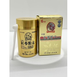 6YEARS Korean Heaven RED Ginseng Powder Gold - Ginseng Saponin GINSENOSIDE Natural Super Food Pure Powder 100% (50g x 1)