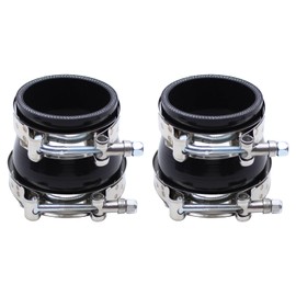 ApplianPar 2.5 to 3 inch Straight Silicone Reducer Intake Coupler Hose Turbo Pipe with T-Bolt Clamps