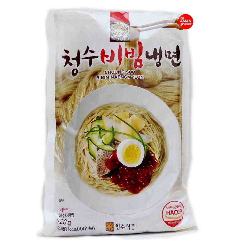 Choung Soo Naeng Myeon, Oriental Style Korean Cold Noodle (Bibim