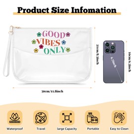 Gfhzdmf Inspiration Quotes Gifts Clear Makeup Bag Motivation Gifts for Her Daughter Sister Mother Aunt Cosmetic Bag Mothers Day Christmas Birthday Graduation Present for Women Zipper Travel Pouch
