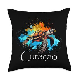 Curaçao / Curacao Throw Pillow
