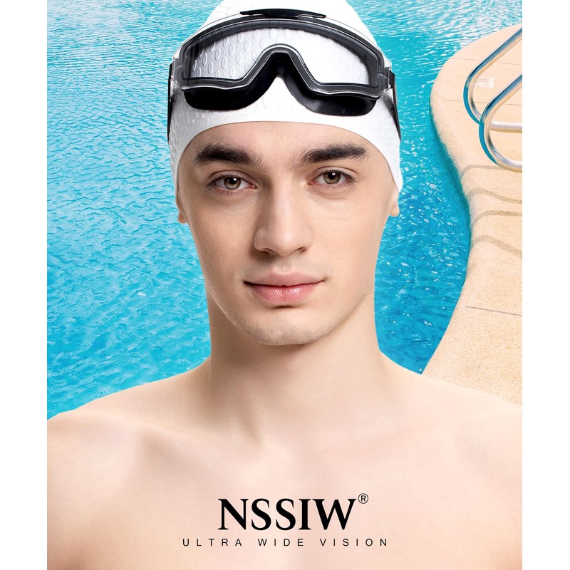 NSSIW Goggles Swimming Adult Swim-Goggles: No Leak with UV400 Protection