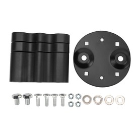 Gas Can Mount RX DLX PM Black Electrophoretic Coating Strong Strength Fuel Container Mount for Motorcycle