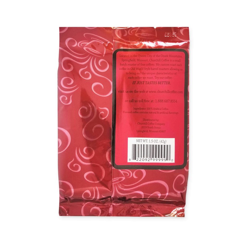 Churchill Coffee Amaretto Royal 10 Portioned Packs -1.5 oz each