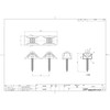 DAIDOHANT 45955 Corrugated Plate W Lock Bronze for Wood Base