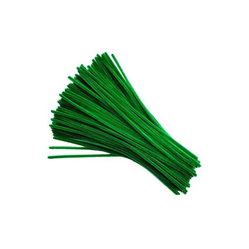 Carykon 100 PCS Fuzzy Chenille Stems Pipe Cleaners for Arts