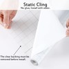 Blackout Window Films, White Sides 100% Light Blocking Window Cover
