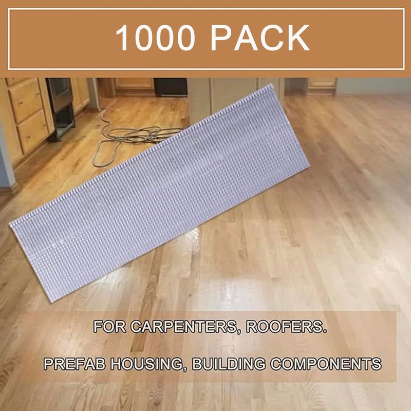 BHTOP 2 Inch Flooring Nails 16 Gauge L-cleat Nails （1000