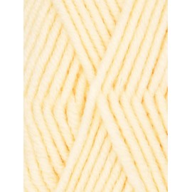 Knitting Fever Ella Rae Woolie - Color 305, Vanilla, Bulky-Weight, Acrylic/Wool-Blend Yarn, 1 Skein.