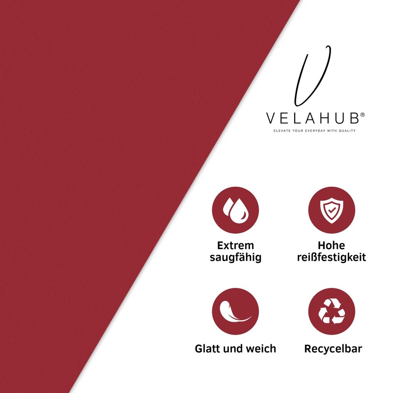 VelaHub Airlaid 50 Cutlery Napkins, High-Quality Disposable Napkins, 39 x
