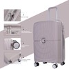 Travelhouse Expandable Suitcases Set 3-Piece Hardshell Luggage Set with Spinner