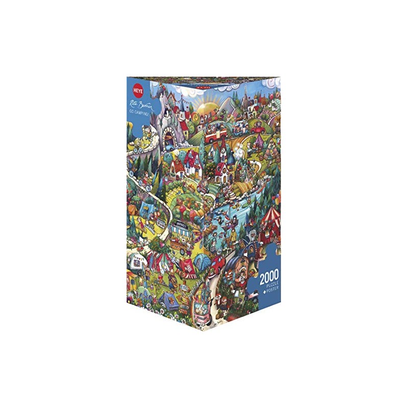 Heye Go Camping 2000 Piece Jigsaw Puzzle