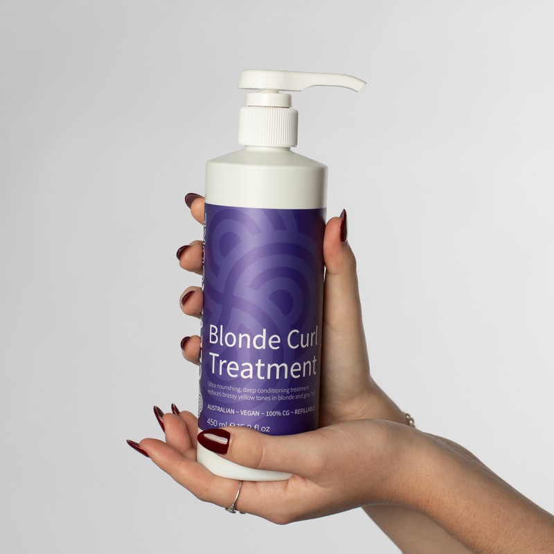 Clever Curl Blonde Curl Treatment 450ml - Old Packaging