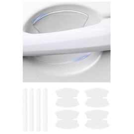 Car Door Handle Protector for Toyota Land Cruiser 300 Series FJA300W/VJA300W / Land Cruiser Prado 150 Series Scratch Resistant 8 Piece Clear