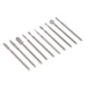 10pcs Nail Drill Bit Set Professional Home Salon Emery Cuticle
