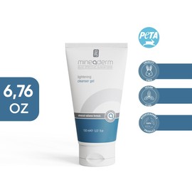 Mineaderm Aufhellendes Reinigungsgel für Gesicht, Sanfte Porenreinigung & Make-up Entferner, Waschgel für Unterstützt Farbbalance & Strahlenden Teint mit Rumex Occidentalis, Seifenfrei – 150 ml