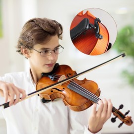 Newellsail Shoulder Rest Violin for 3/4 and 4/4 Size Adjustable Shoulder Holder with Foldable and Height-Adjustable Feet Universal Type Foam Violin Support (Black)