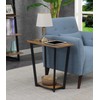 Convenience Concepts Graystone End/Side/Nesting Tables, Barnwood/Black