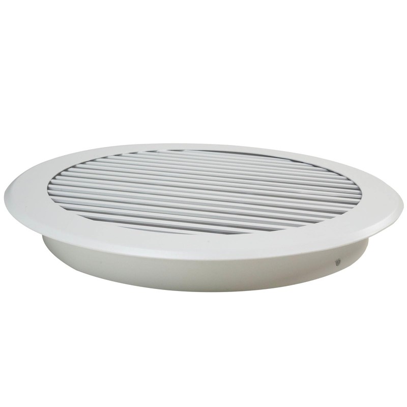Aluminum Round Air Vent Grille 12" Duct Opening Louver Register