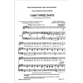 I saw three ships: Vocal score in 2/2 time
