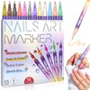 Juego de 12 Rotuladores para Nail Art Nuevos Rotuladores Para