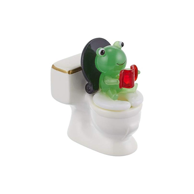 かわいい カエル 手作り ガラス細工 トイレで長居 カエル FC317