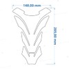 Universal 3D Resin Tank Protector Sticker Compatible with Motorcycle GS