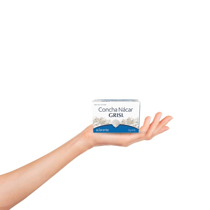 Grisi Jabón de Barra Aclarante Concha Nacar, 125 g, Paquete