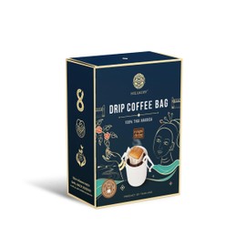 Hillkoff Drip Coffee Bags, Wine Process Premium 100% Arabica from Northern Thailand, Single Serve, Pour Over Filter Bag, 5 serves each box, Bags Filter for Travel Camping.