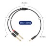 J&D 3.5mm to 6.35mm Stereo Cable, 1/4 jack to 3.5mm