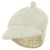 DECKY Reggae Knitted Cap - White