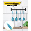 Pack of 4 Silicone Cooking Utensils Set, Non Stick Large