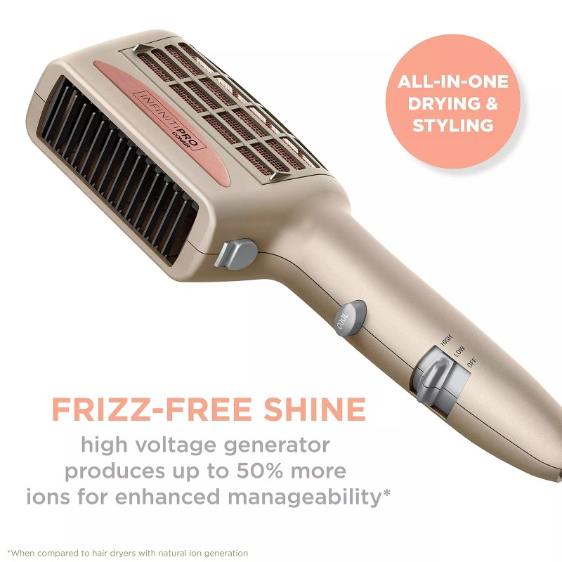 CONAIR SD12FF INFINITIPRO BY CONAIR 4-in-1 Frizz Free Styling Hair