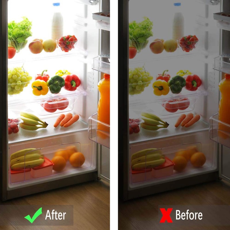 RIMOL Refrigerator Light Bulb, 40W Equivalent 120V A15 LED Fridge