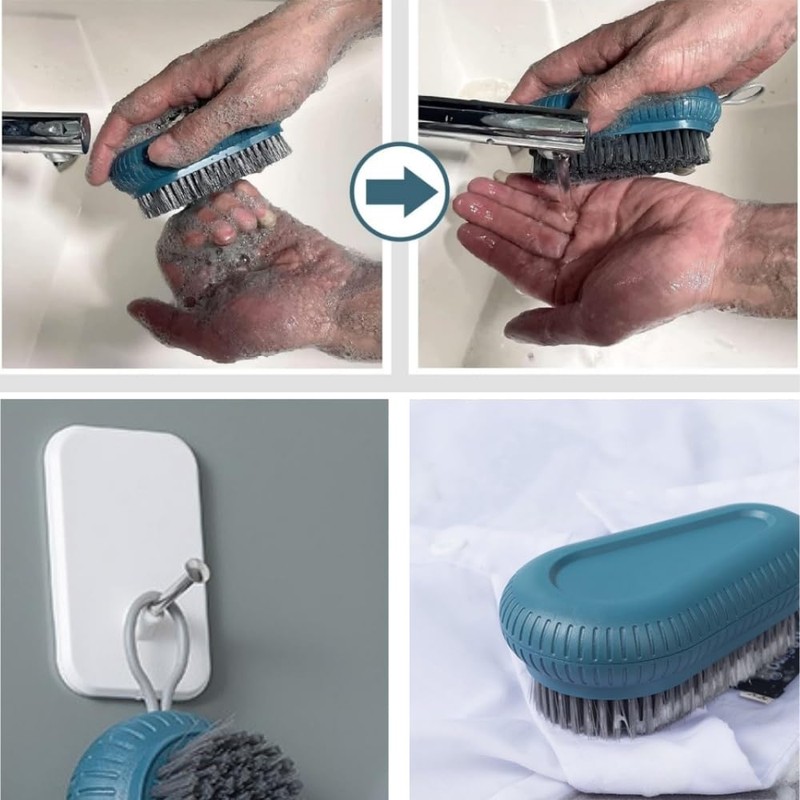 Naisfei 2 PCS Heavy Duty Nail Brush for Cleaning Fingernails,