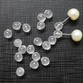 Impenetrable - arete de silicona suave para orejas perforadas, 50 ~ 100 piezas de respaldo impenetrable cómodo material de grado médico TPE (igual que el chupete) para todos los tipos de aretes (100
