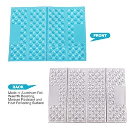 REDCAMP Foam Hiking Seat Pad, Foldable Z Ultralight Sitting Pad for Camping Backpacking Stadium Outdoor, Blue 1pc