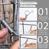 Rabbit Cage Door Hooks, Pack of 10 Cage Door Spring