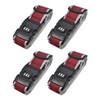 sourcing map Luggage Straps Suitcase Belts with Buckle, Combination Lock,