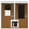 WdFour Classroom Door Window Curtains - Blackout Shades for Classroom